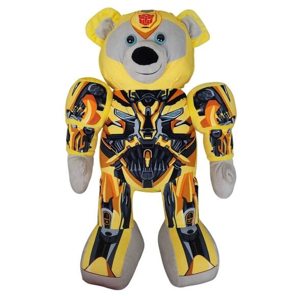Build-A-Bear Transformers Bumblebee 16" Plush Stuffed Toy Authentic Collectible - Picture 2 of 11